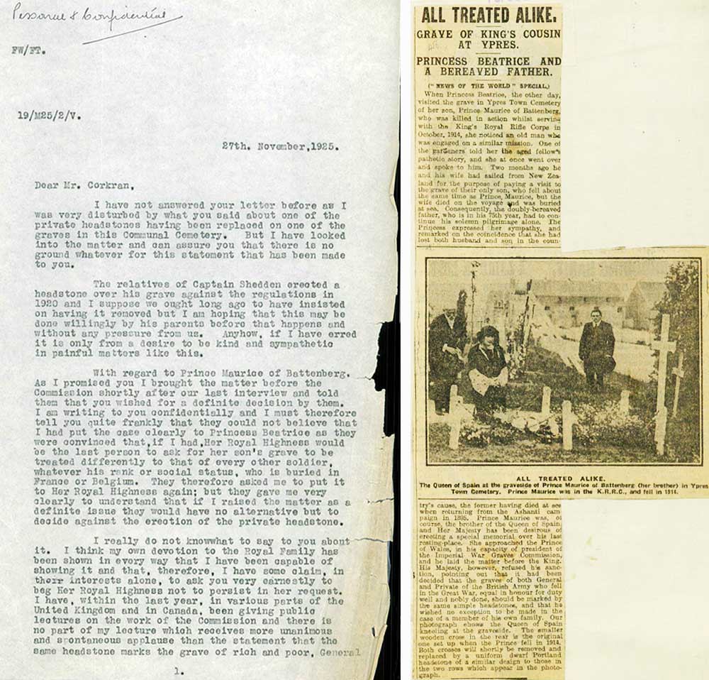 battenburg letter news item