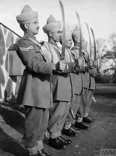 brecon riasc 1940 formal parade iwm h 5584