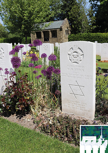 Jewish headstone at Harrogate (Stonefall) Cemetery