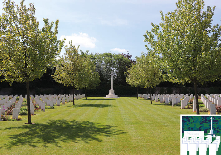 Harrogate (Stonefall) Cemetery cross of sacrifice