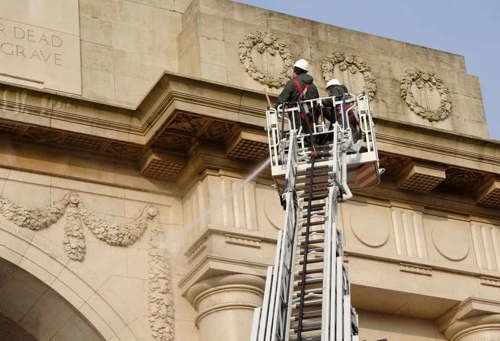 menin gate restoration clean