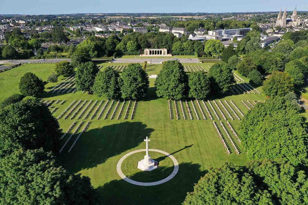 bayeux drone view