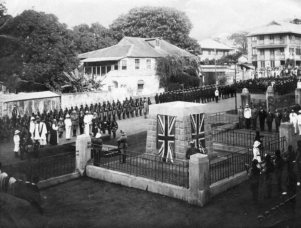 freetown memorial photographed by captain c e cookson 11 march 1931a