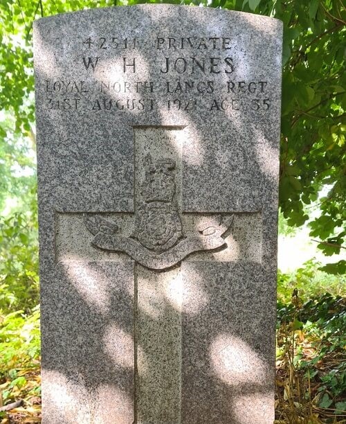 Private William Jones Headstone