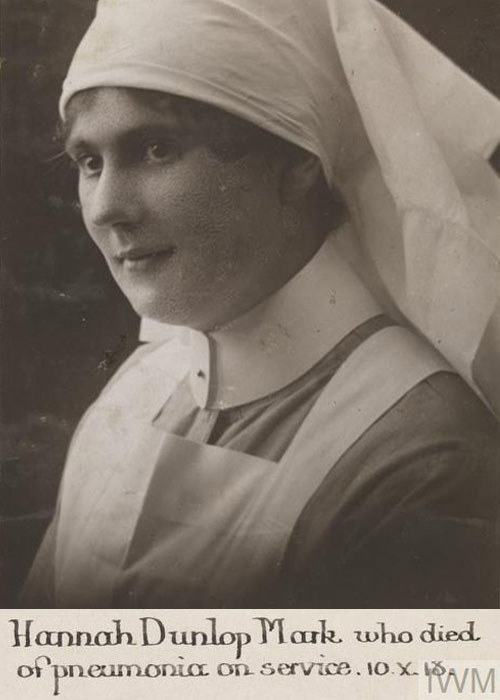 Photo of Nurse Hannah Dunlop Mark