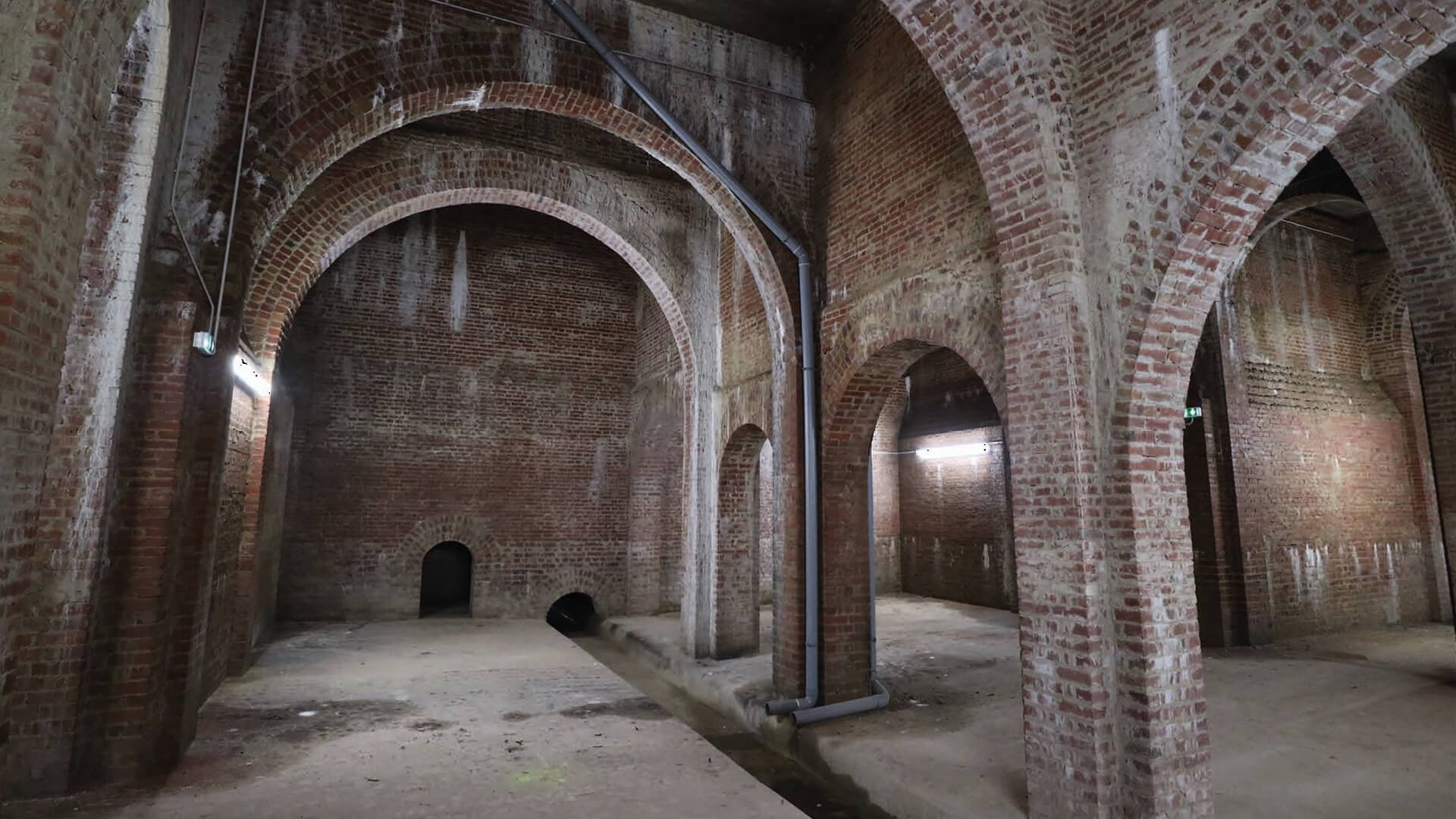 View On The Basement Of Thiepval Memorial