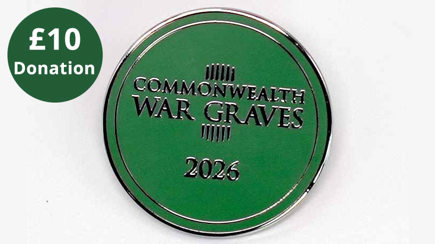 CWGC badge - £10 donation