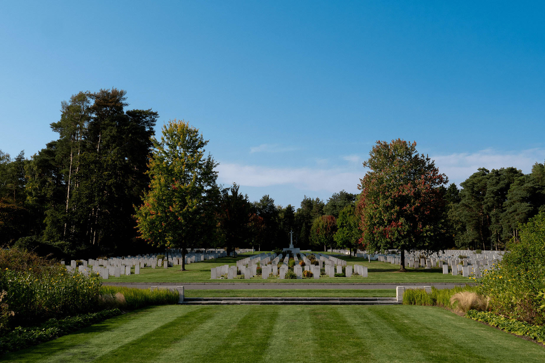 View of Brookwood Military Cemetery