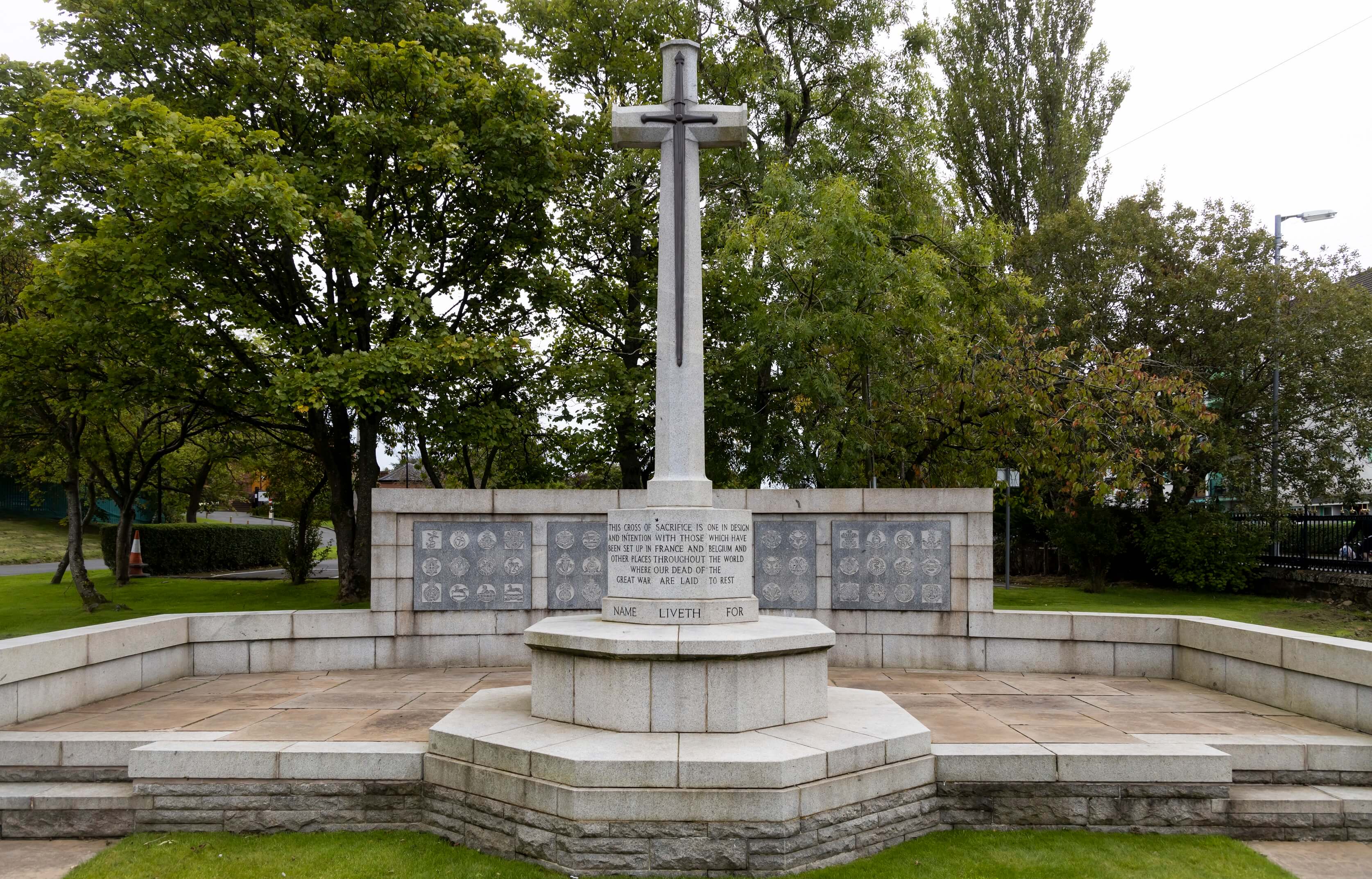 Cross of Sacrifice at Glasgow (Western) Necropolis