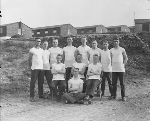 seaford lac pa004861 physical training instructors seaford camp oct 1917
