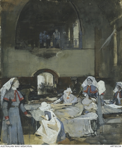 third london general hospital awm art50234
