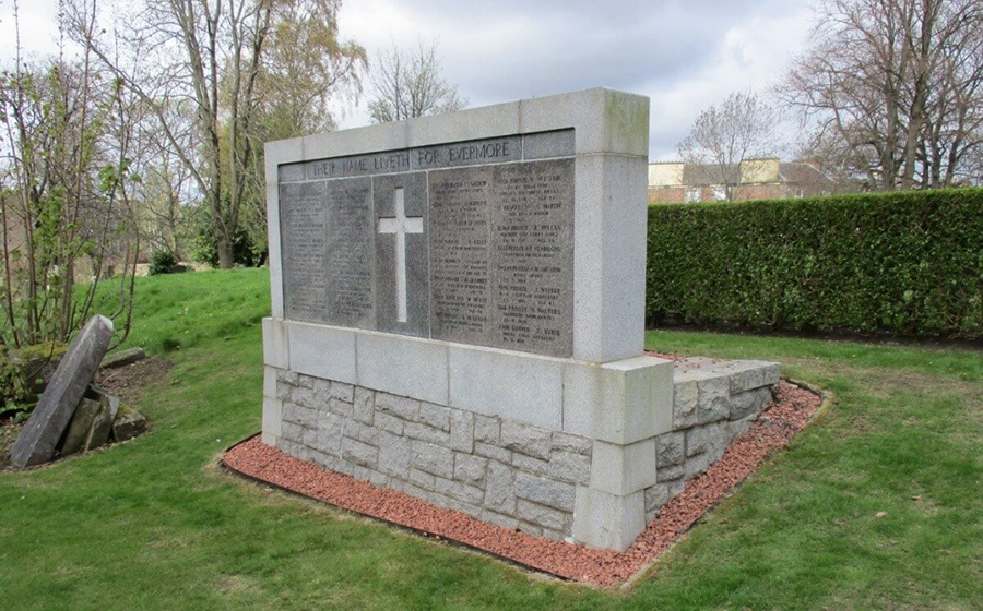 Edinburgh (North Merchiston) Cemetery screen wall memorial