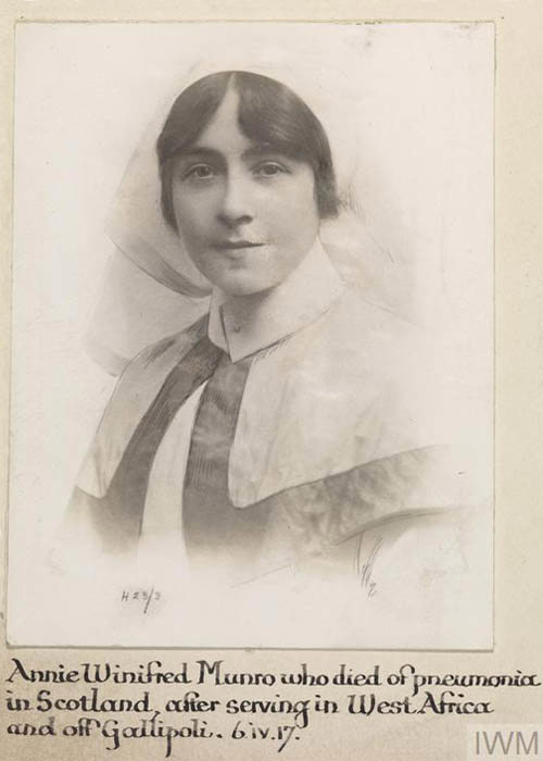 Photo of Staff Nurse Annie Winnifred Munro