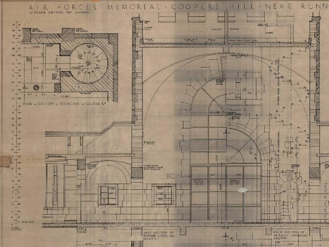 Drawings of Runnymede Memorial Tower