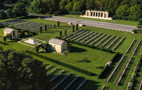 bayeux drone shot