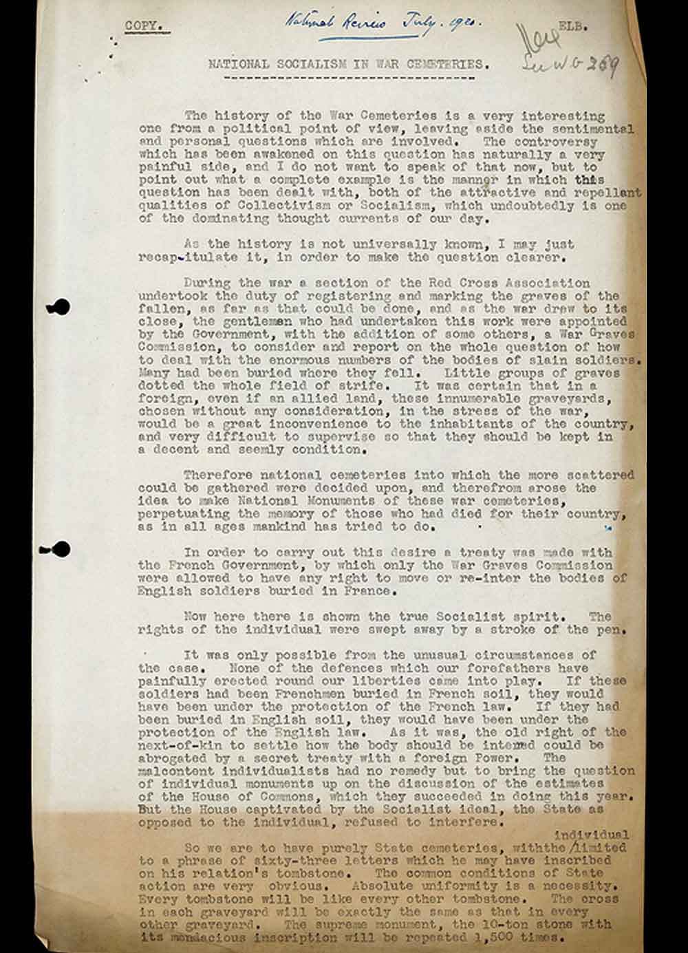 selborne letter