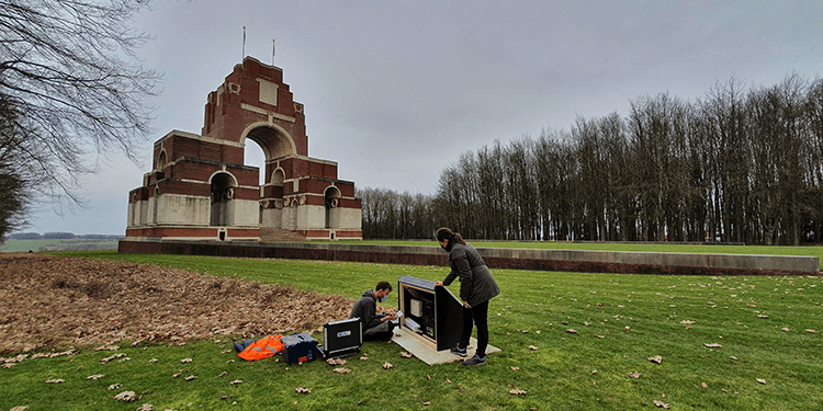 Thiepval Restoration Work