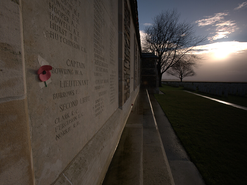 Caterpillar Valley memorial